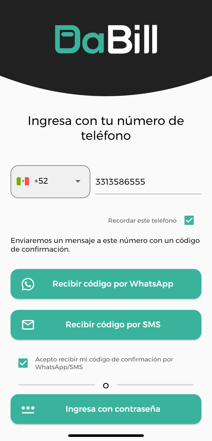 DaBill - Punto de Venta y App para Meseros